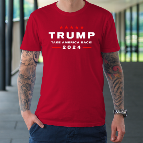 Americans for Trump T-Shirt RED